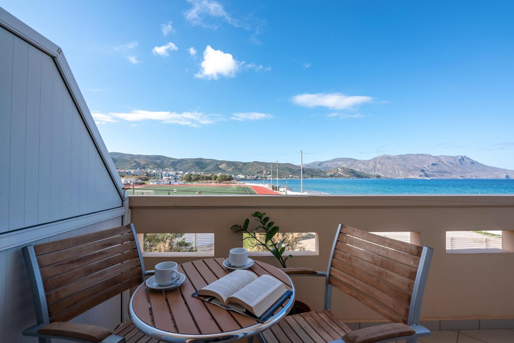 Galini Beach Hotel Kissamos Bagian luar foto