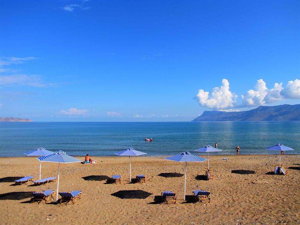 Galini Beach Hotel Kissamos Bagian luar foto