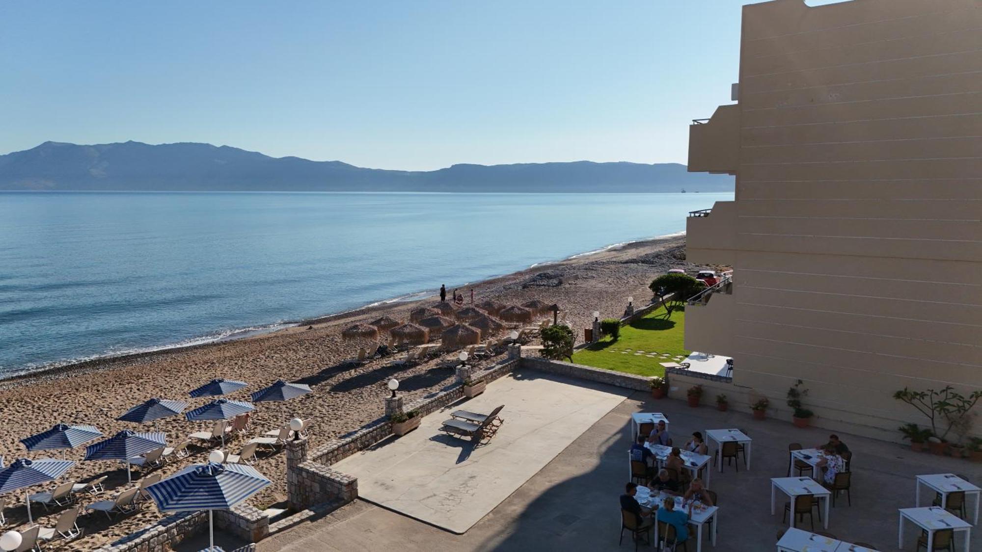 Galini Beach Hotel Kissamos Bagian luar foto