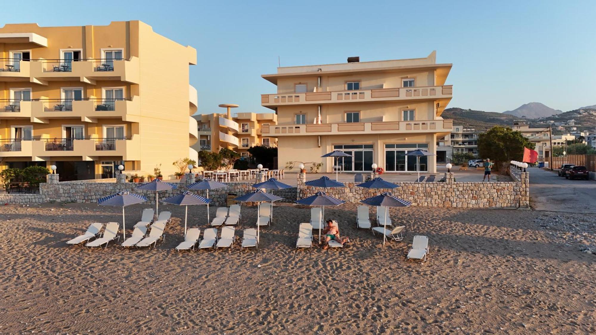 Galini Beach Hotel Kissamos Bagian luar foto