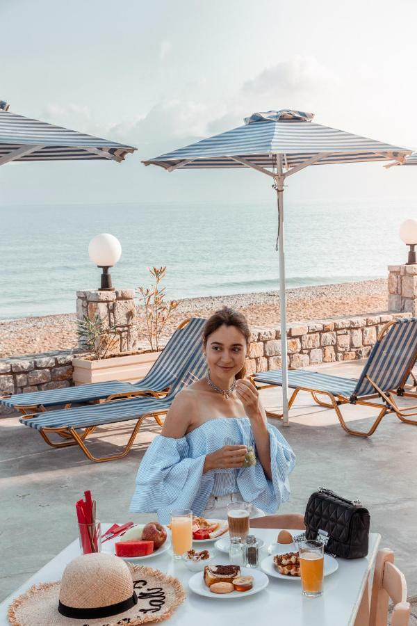 Galini Beach Hotel Kissamos Bagian luar foto